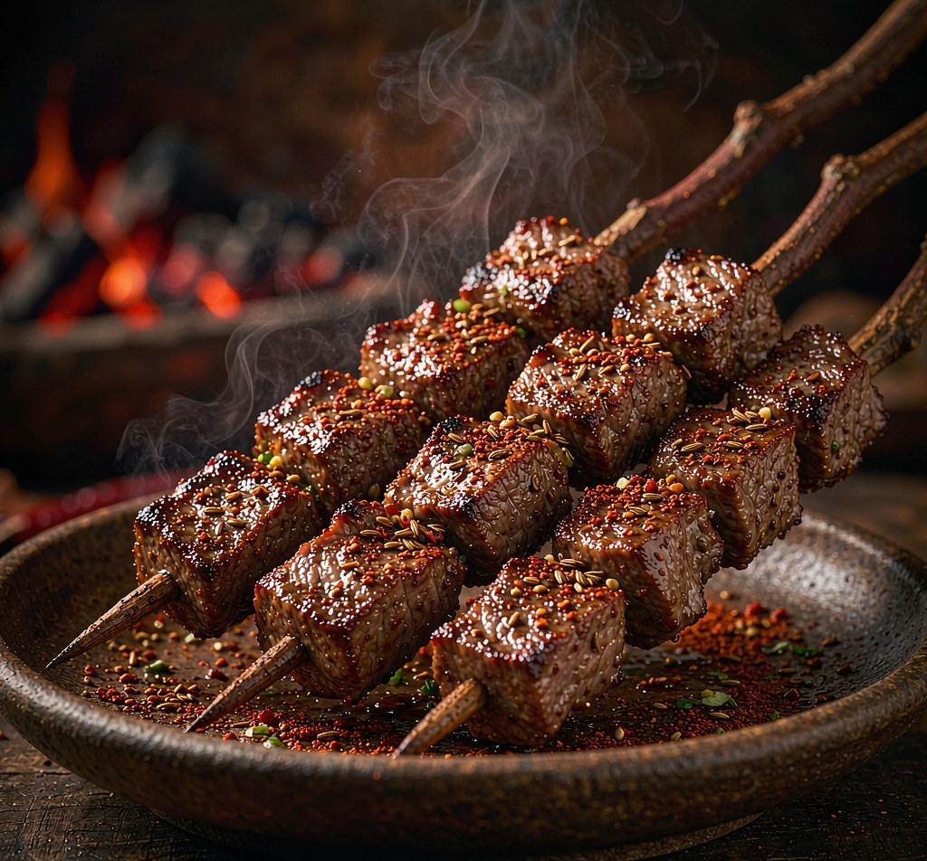 新疆红柳大串羊肉串